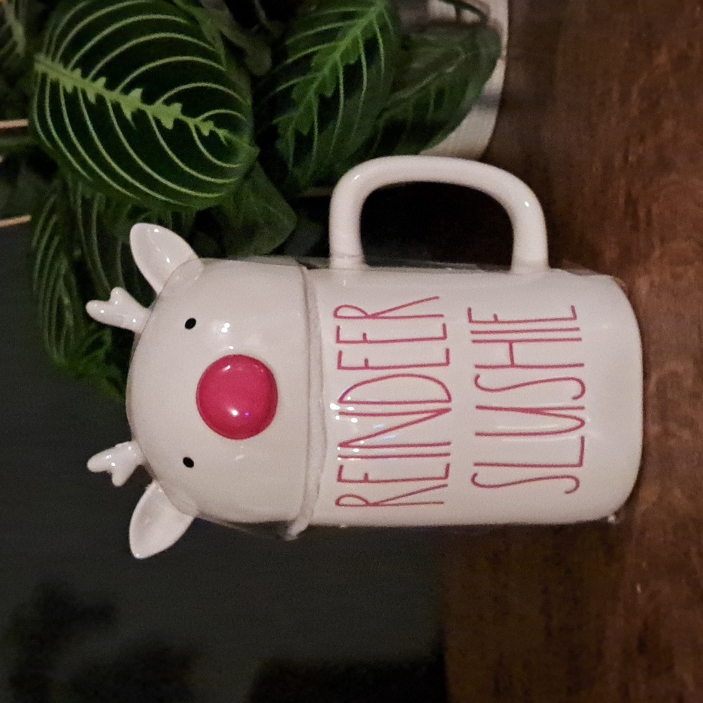 NWT Rae Dunn artisan holiday 20oz cup"REINDEER SLUSHIE"